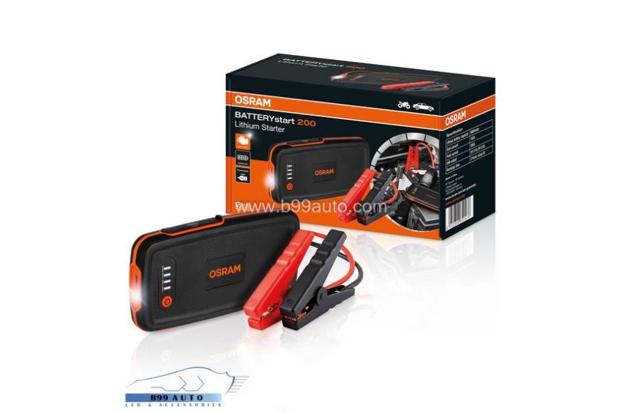 Osram BATTERYstart 200 Jump Starter - Powerbank Osram BATTERYstart 200 Jump Starter - Powerbank